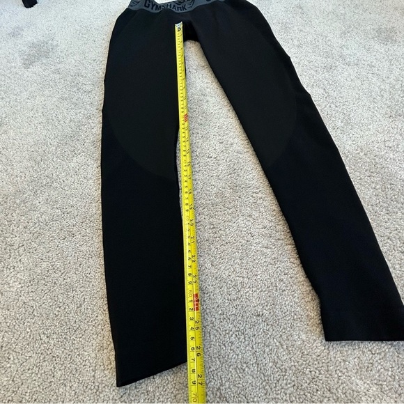 GYMSHARK black gray flex leggings Sz XS - Picture 10 of 11